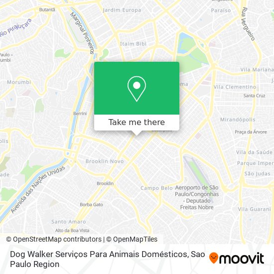 Dog Walker Serviços Para Animais Domésticos map