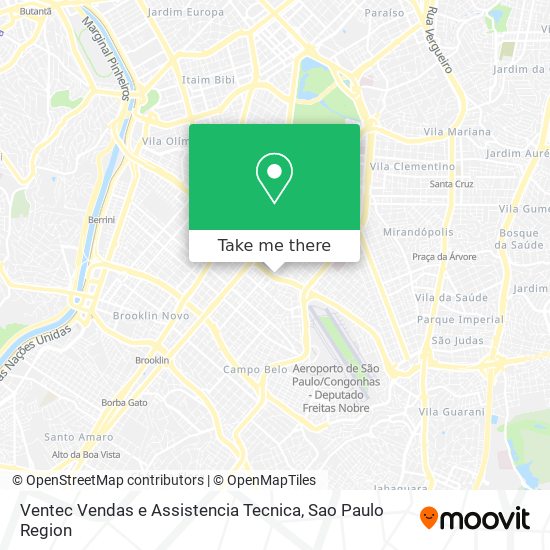 Ventec Vendas e Assistencia Tecnica map