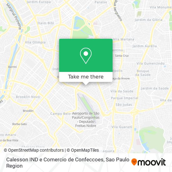 Calesson IND e Comercio de Confeccoes map