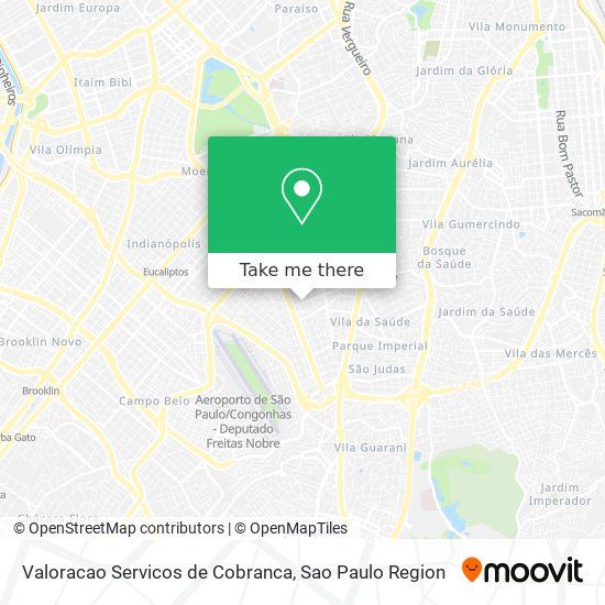 Valoracao Servicos de Cobranca map