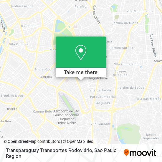 Transparaguay Transportes Rodoviário map