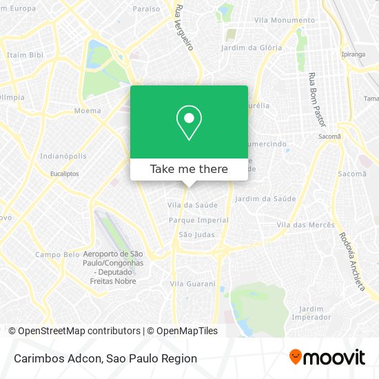 Carimbos Adcon map