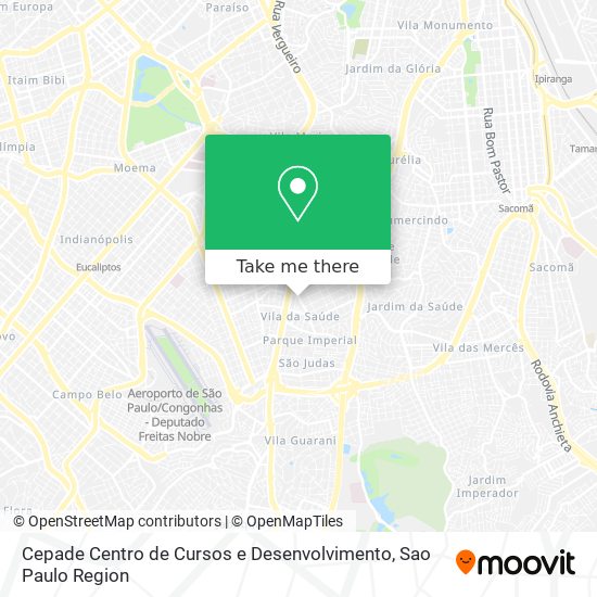 Cepade Centro de Cursos e Desenvolvimento map
