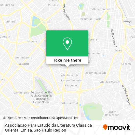 Associacao Para Estudo da Literatura Classica Oriental Em sa map