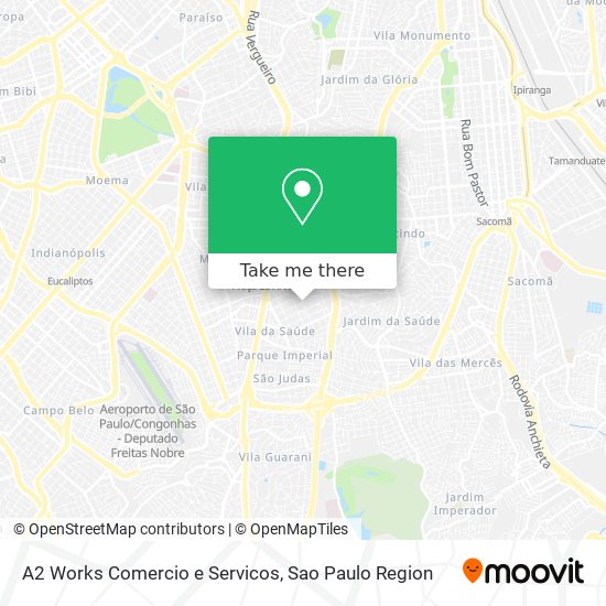 A2 Works Comercio e Servicos map