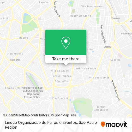 Mapa Linoab Organizacao de Feiras e Eventos