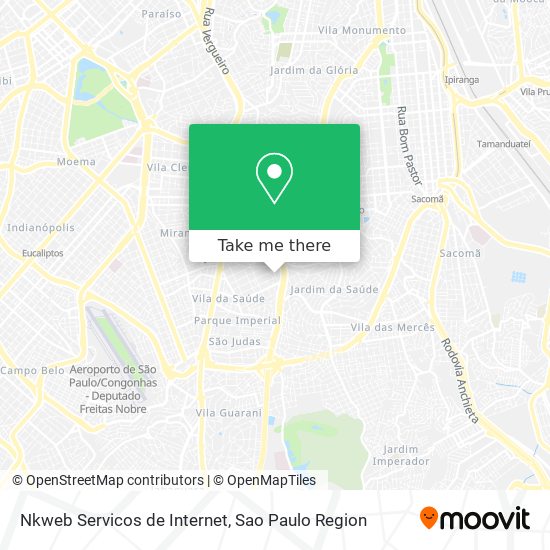 Mapa Nkweb Servicos de Internet