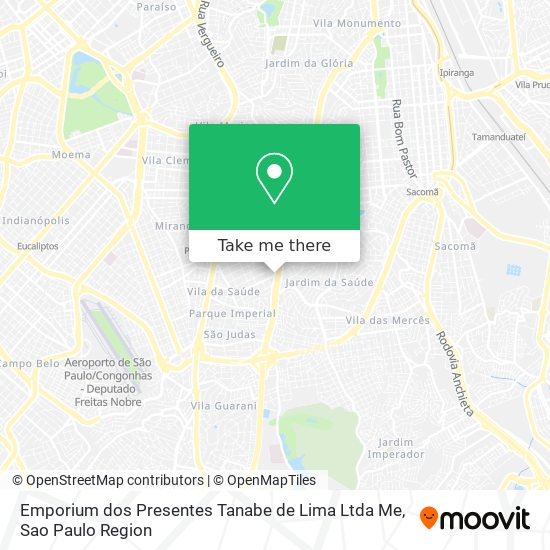 Emporium dos Presentes Tanabe de Lima Ltda Me map