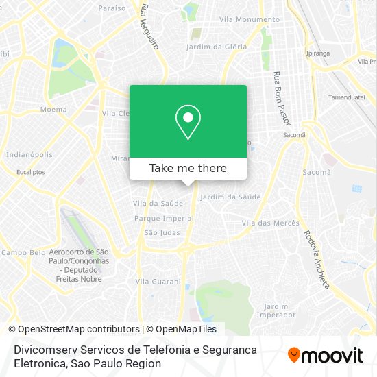 Divicomserv Servicos de Telefonia e Seguranca Eletronica map