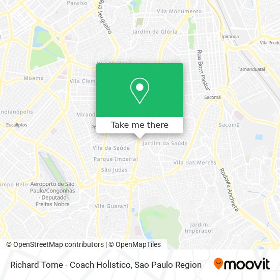 Richard Tome - Coach Hoĺístico map