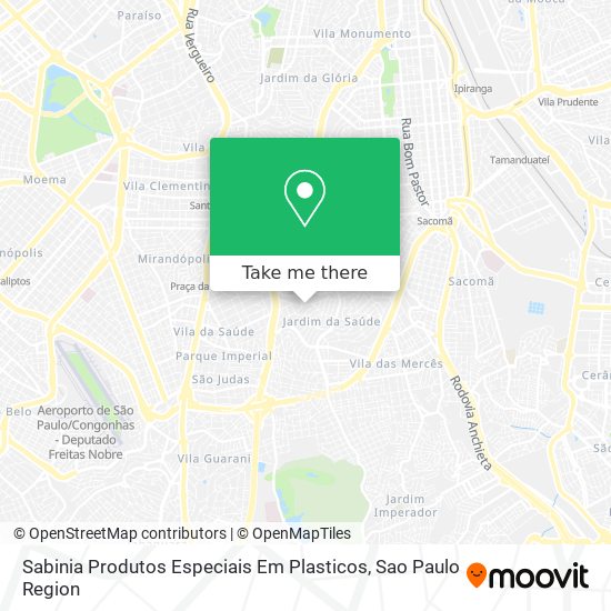 Sabinia Produtos Especiais Em Plasticos map