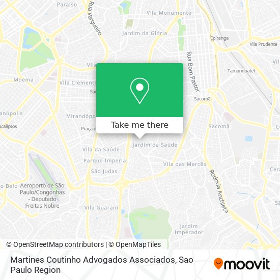Mapa Martines Coutinho Advogados Associados