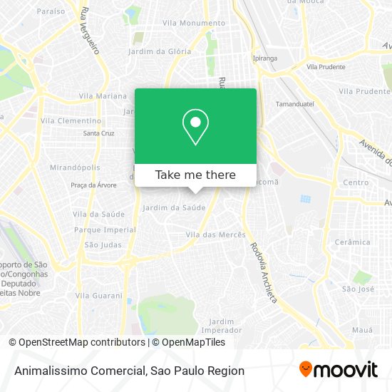 Animalissimo Comercial map