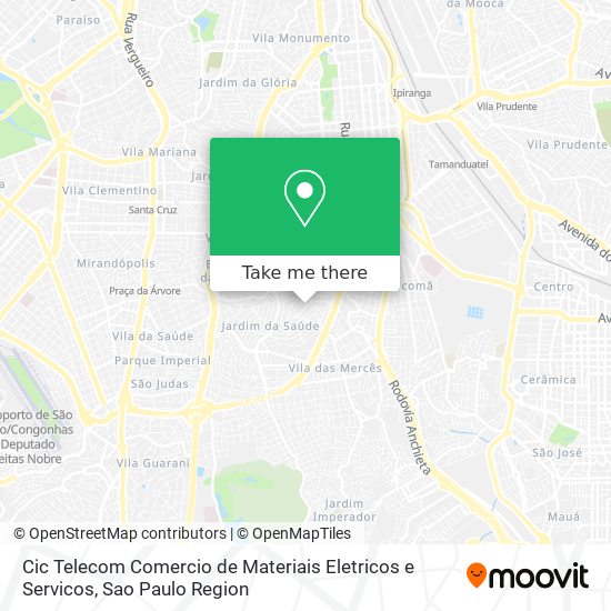 Cic Telecom Comercio de Materiais Eletricos e Servicos map