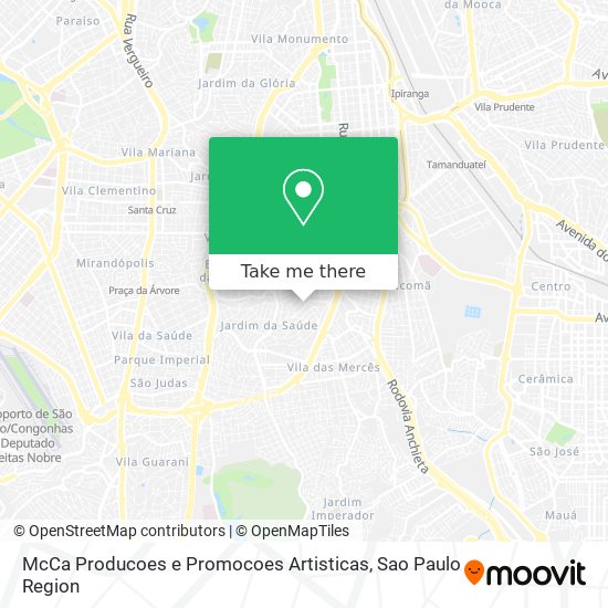 McCa Producoes e Promocoes Artisticas map