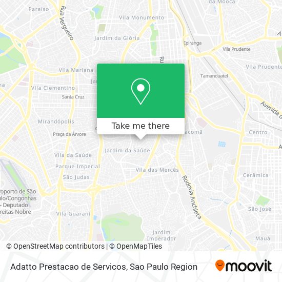 Adatto Prestacao de Servicos map