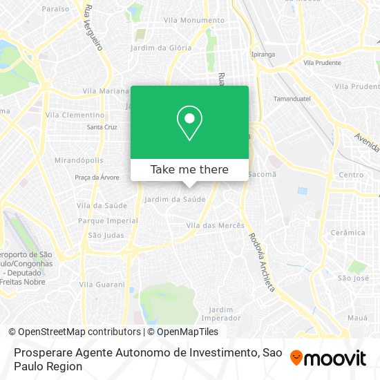 Prosperare Agente Autonomo de Investimento map