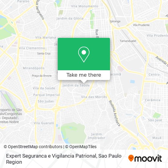 Expert Seguranca e Vigilancia Patrional map