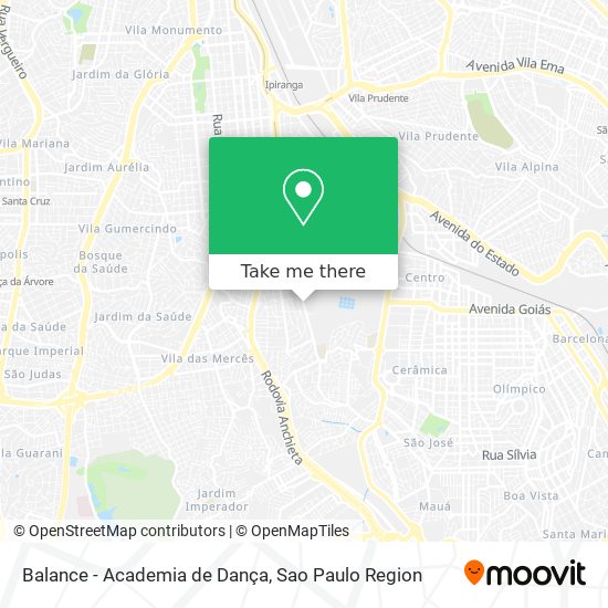 Balance - Academia de Dança map