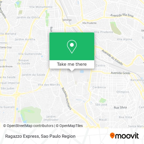 Ragazzo Express map