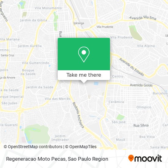 Regeneracao Moto Pecas map