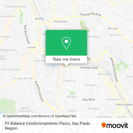 Mapa Fit Balance Condicionamento Fisico