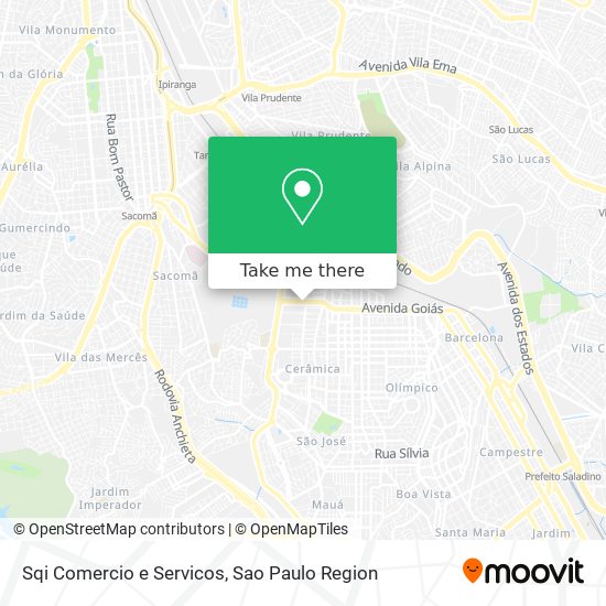 Sqi Comercio e Servicos map