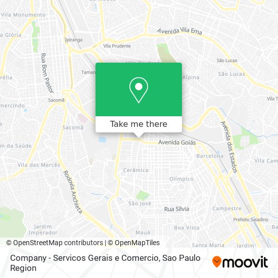 Company - Servicos Gerais e Comercio map