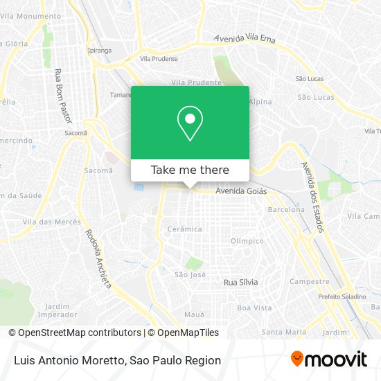 Luis Antonio Moretto map