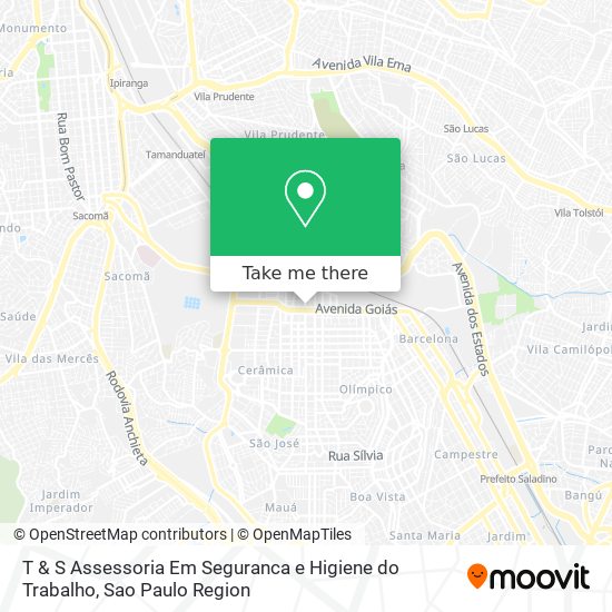 Mapa T & S Assessoria Em Seguranca e Higiene do Trabalho