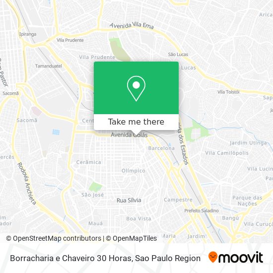 Borracharia e Chaveiro 30 Horas map