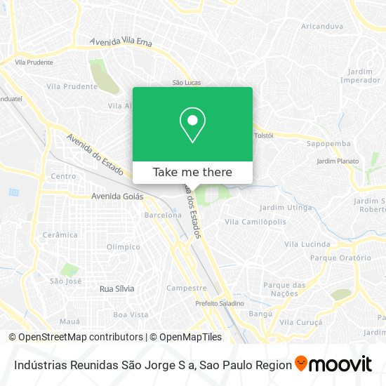 Indústrias Reunidas São Jorge S a map