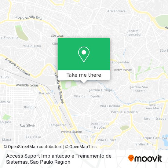 Access Suport Implantacao e Treinamento de Sistemas map