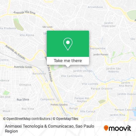 Mapa Animaxxi Tecnologia & Comunicacao