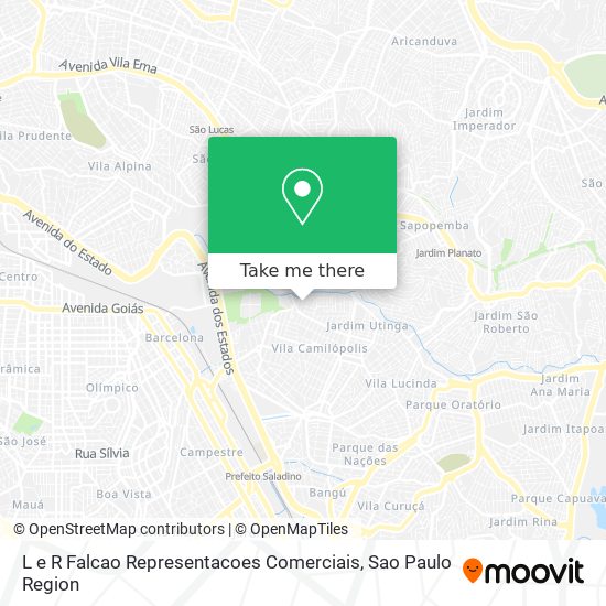 L e R Falcao Representacoes Comerciais map