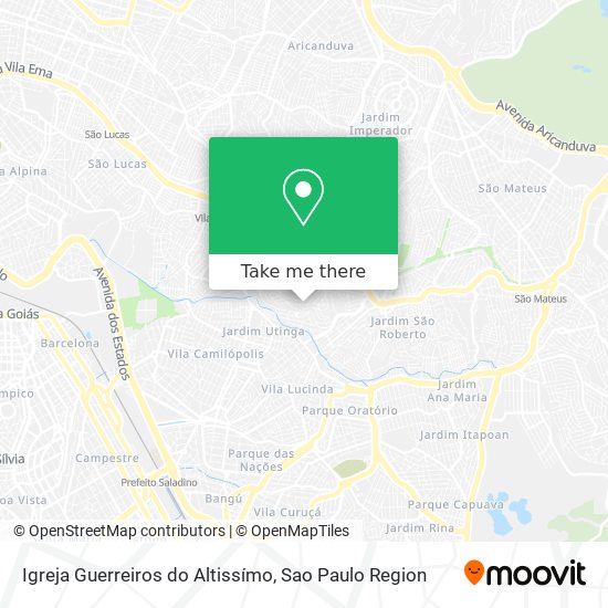 Igreja Guerreiros do Altissímo map
