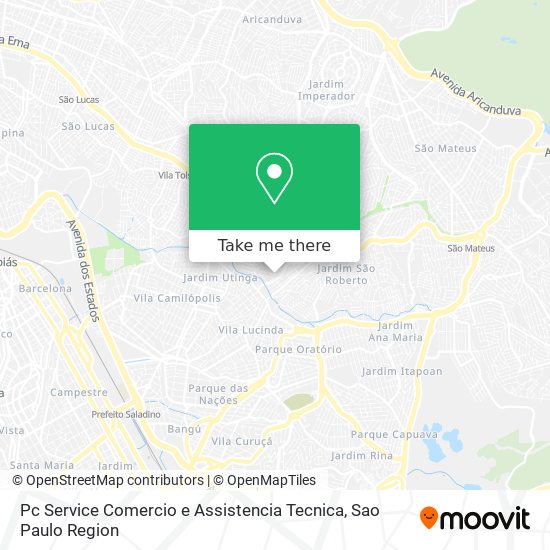Pc Service Comercio e Assistencia Tecnica map