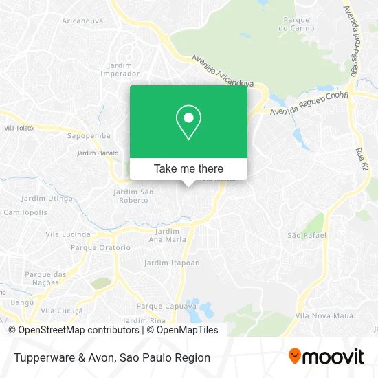 Tupperware & Avon map