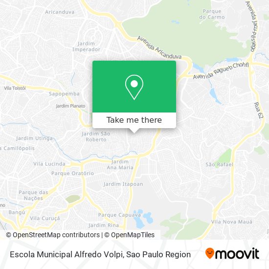 Escola Municipal Alfredo Volpi map