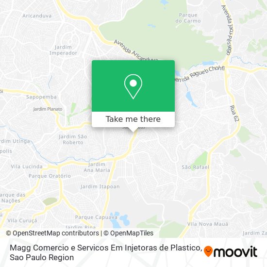 Magg Comercio e Servicos Em Injetoras de Plastico map