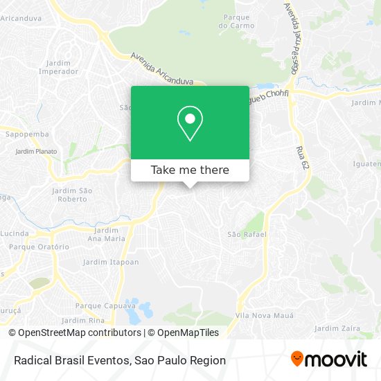 Mapa Radical Brasil Eventos