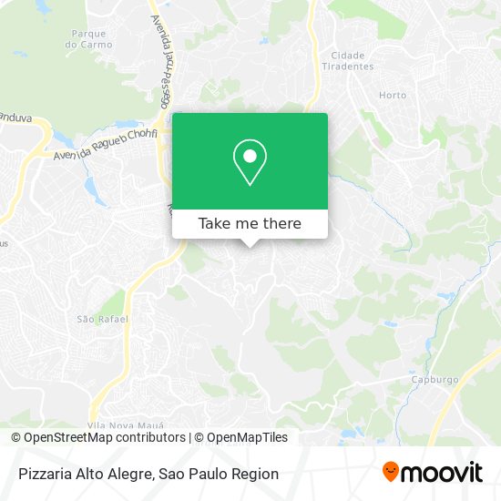 Pizzaria Alto Alegre map