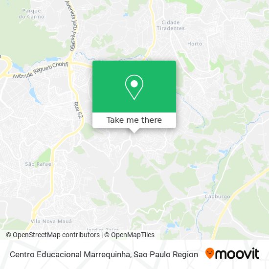 Mapa Centro Educacional Marrequinha