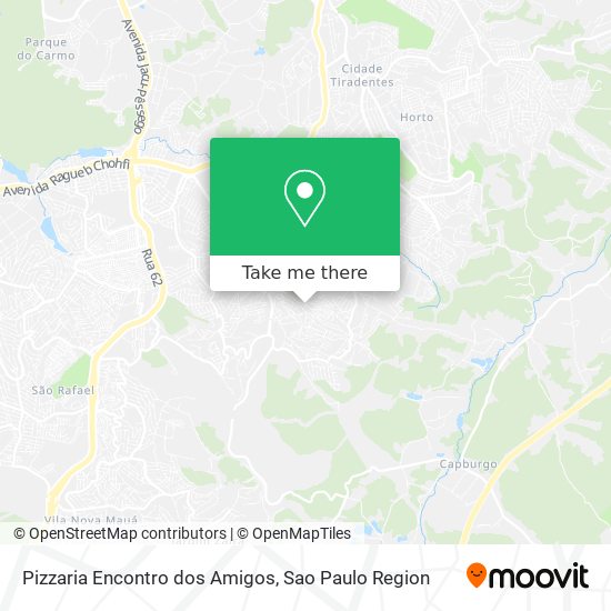 Pizzaria Encontro dos Amigos map