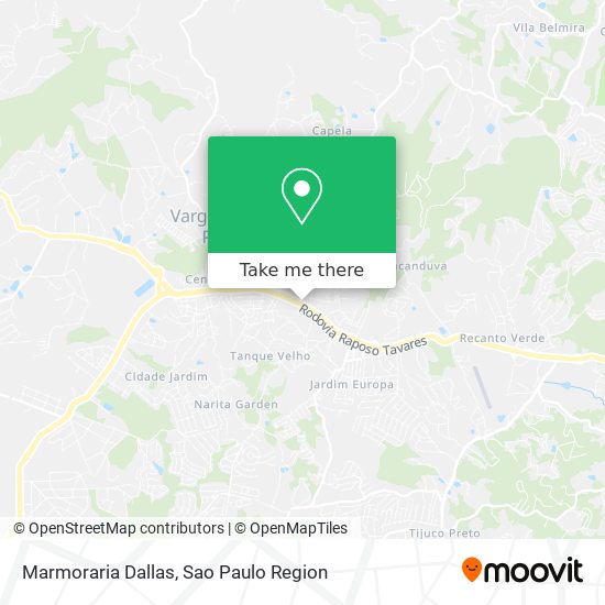 Mapa Marmoraria Dallas