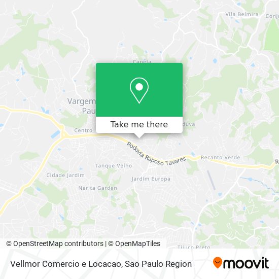 Vellmor Comercio e Locacao map