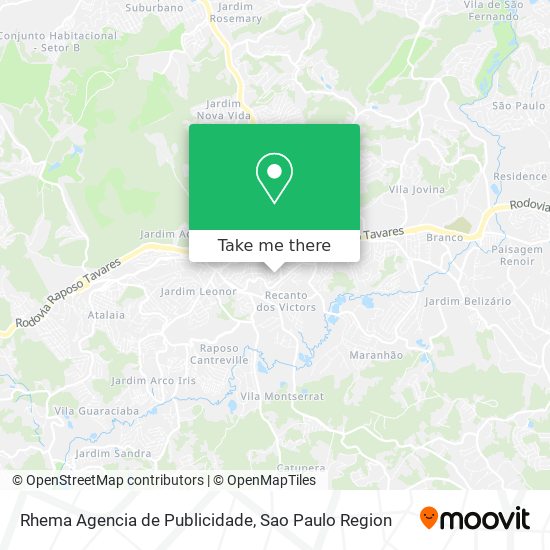 Rhema Agencia de Publicidade map