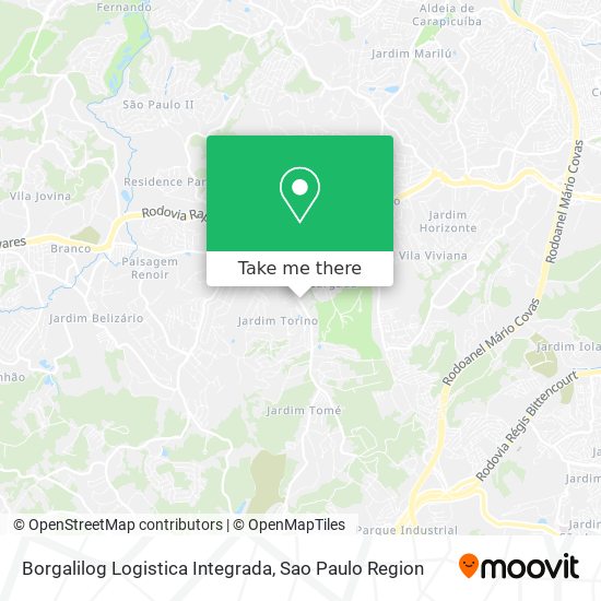 Borgalilog Logistica Integrada map