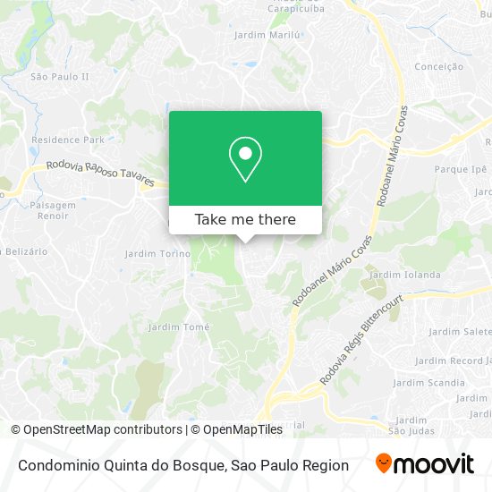 Mapa Condominio Quinta do Bosque