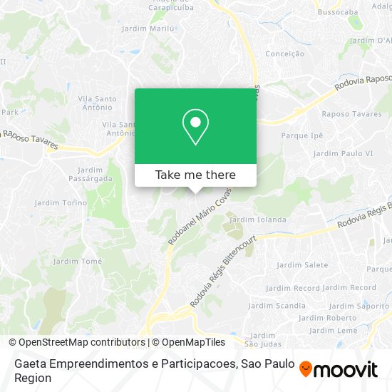 Gaeta Empreendimentos e Participacoes map